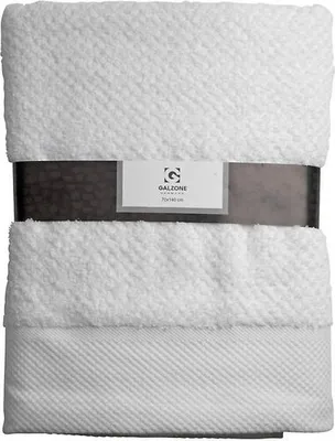 Produktbild von Galzone Handtuch Baumwolle 70x140cm 400g weiß