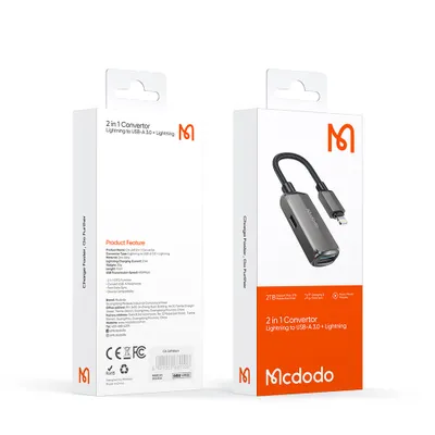 Image de Adaptateur Pour Iphone, Connecteur De Téléphone Apple, Pour Otg, Usb 3.0, Mcdodo