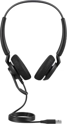 Produktbild von Jabra Engage 40 Stereo-Headset, USB-A, geräuschunterdrückende 2-Mic-Technologie, schwarz