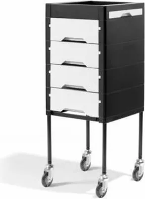 Produktbild von Sinelco Secret Werkwagen Schwarz-Cremeweiß