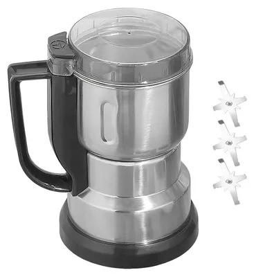 Elektrische Kaffeemühle aus Edelstahl, multifunktional, 0,6 kg