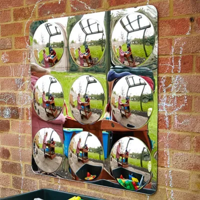 Image de TickiT Miroir Jouet Acrylique 9 Dômes 780mm Jouet éducatif