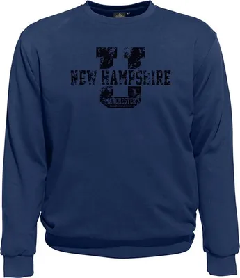 Produktbild von Übergrößen Sweatshirt AHORN SPORTSWEAR New Hampshire schwarz Alpine Blue 7XL