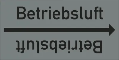Produktbild von Dreifke® Rohrleitungsband Betriebsluft, DIN 2403, ab Ø 15mm, grau/schwarz, 33...