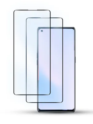 Produktbild von 2-Pack OPPO FIND X3 NEO 5G Displayschutzfolie aus 9H gehärtetem Glas