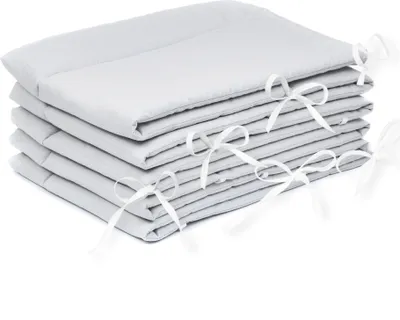 Produktbild von Amilian Bettumrandung Babybett Baby Kinder Nestchen Kantenschutz Bettnestchen Kopfumrandung für Laufstall Bettausstattung Bettschlange 420 cm