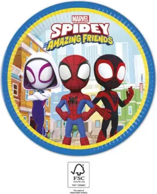 Image de Plaques de papierSpidey, 8pcs.