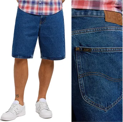 Immagine prodotto di LEE uomo, pantaloncini ASHER SHORT, vestibilità dritta, W33, blu, pantaloncini, pantaloni,