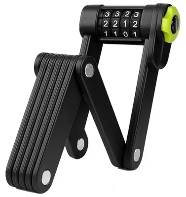 Produktbild von Fahrrad Schloss Zahlenschloss faltbar 45 cm für E-Scooter, E-Bike, MTB & Outdoor