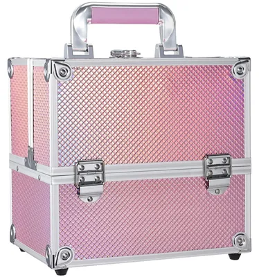 Productafbeelding van Omgoods - Elegante Make-up Koffer met Vouwbare Compartimenten
