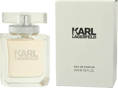 Produktbild von Karl Lagerfeld Pour Femme, Frauen, 85 ml, Nicht nachfüllbare Flasche, Zitrone, Pfirsich, Frangipani, Magnolien, Rose, Ambra, Moschus, Holz