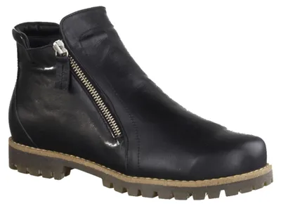 Produktbild von Andrea Conti 3448180002 Damenschuhe, Boots, Kurzschaft, Leder, Schwarz - Damenschuhe Modische Stiefelette / Boots, Schwarz, leder, absatzhöhe: 15 mm