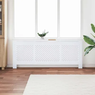 Zdjęcie produktu dla vidaXL Panele grzejnikowe MDF białe 205 cm