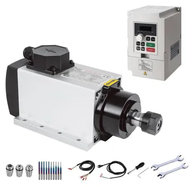 CNC-Spindelkit 2,2 kW, 220 V, luftgekühlt, mit VFD und Zubehör