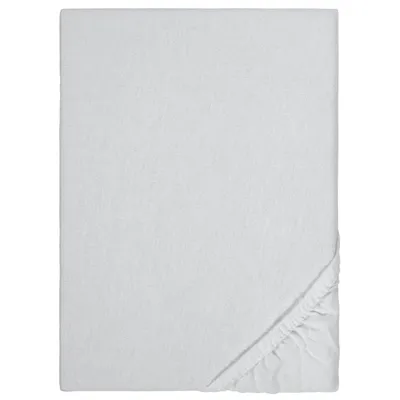 Produktbild von Spannbettlaken Winterflausch silber grau 180 x 190 - 200 x 200 cm