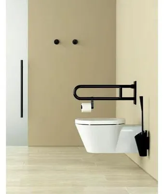 Produktbild von HEWI Stützklappgriff 850mm weiß, 1 Stk.