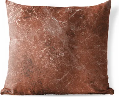 Produktbild von MuchoWow® Outdoor Kissen - Marmor - Muster - Rot - 40x40 cm - Wetterfest - Lounge Kissen - Kopfkissen - Interieur - Polster mit Bild