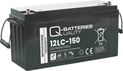 Produktbild von Q-Batteries 12LC-150 / 12V - 160Ah Blei Akku Zyklentyp AGM - Deep Cycle VRLA