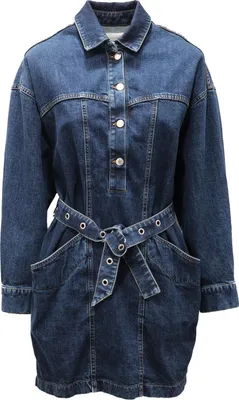 Zdjęcie produktu dla 9033AF abito donna VICOLO blue denim Bawełna dress woman