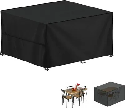 Produktbild von Wasserfestes Sonnenschutz-Tuch für Gartenmöbel, 420D Oxford, 120 x 90 cm, für Tisch und Terrasse