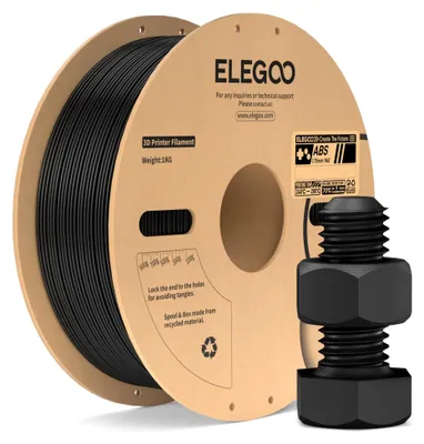 ABS Filament 1,75 mm Schwarz 1 kg für 3D-Drucker