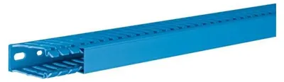 Produktbild von Hager Verdrahtungskanal aus PVC BA7 60x25mm blau, Kabelkanal, Blau, PVC, V0, EN50085-2-3, 25 mm