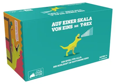Immagine prodotto di Asmodee Su una scala da uno a T-Rex (tedesco) (+)