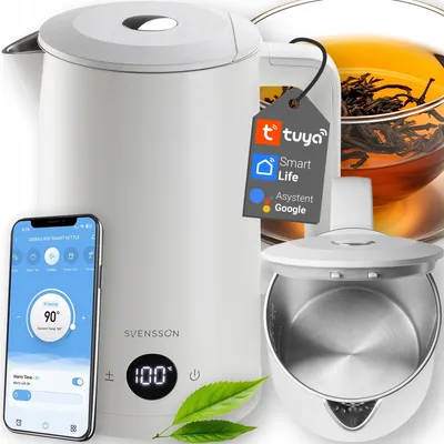 Produktbild von Wi-Fi Wasserkocher Smart 100°C, Temperaturregelung, Tuya Edelstahl