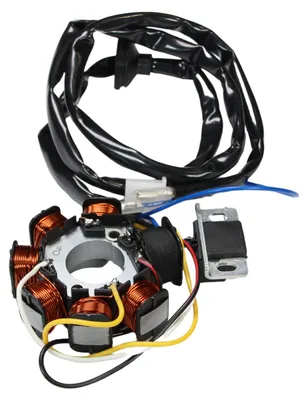 Image de Alternateur, stator, diamètre 80 mm, connecteur 3 broches/1 broche, pour Yamaha Aerox 50, à partir de 1999