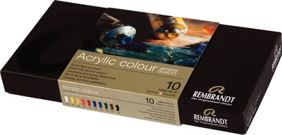 Zdjęcie produktu dla Rembrandt 18C510, 40 ml, Czarny, Niebieski, Bordowy, Brązowy, Zielony, Pomarańczowy, Czerwony, Biały, Żółty, Tubka