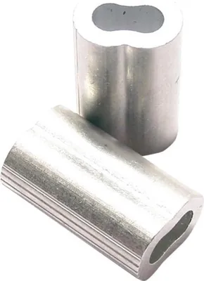 Produktbild von Alu-Presseklemme für Drahtseil Ø 1,5 mm (30 Stk.)