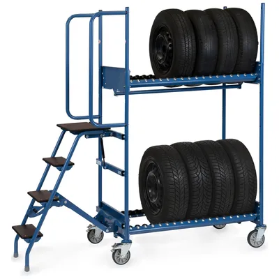 Produktbild von Fetra Reifen-Kommissionierwagen Ladefläche 1.000 x 588 mm, 4562