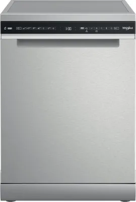 Immagine prodotto di Whirlpool MaxiSpace W7F HS41 X, Freistehend, Standardgröße (60 cm), Edelstahl, Schwarz, Tasten, 1,3 m