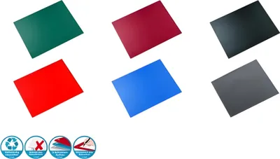 Produktbild von Läufer Schreibunterlage DURELLA 400 x 530 mm pop rot