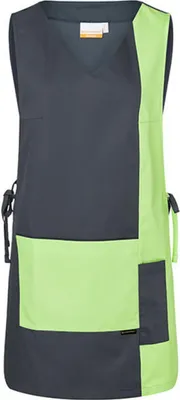 Image de Karlowsky KS38/KS39 | Casaque de survêtement Marilies - Lavable à 60°C - Couleur : Anthracite (ca. Pantone 432C)/Apple (ca. Pantone 7486C) - Taille : IV (50/52)