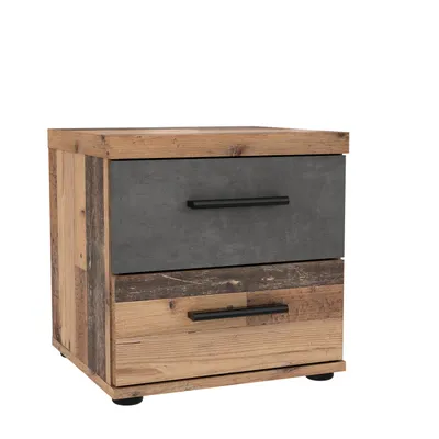 Produktbild von Nachtkommode Nachttisch WINNIE Optik: Old Wood Vintage von Forte