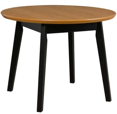 Obrázok produktu pre Stôl DS45 100x100/130 dubová dyha / čierny