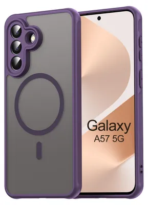 Produktbild von Handyhülle für Samsung Galaxy A57 Magnet Case Schutzhülle Kratzfest in Lila