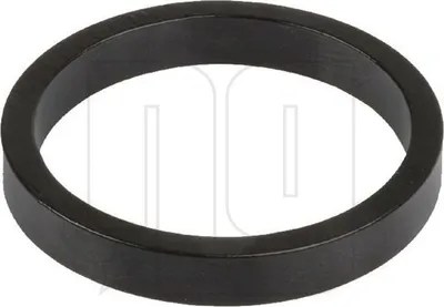 Produktbild von NG Sports Charolee Spacer, 1 1/8", 5mm, Aluminium, OEM VE/1, black matte