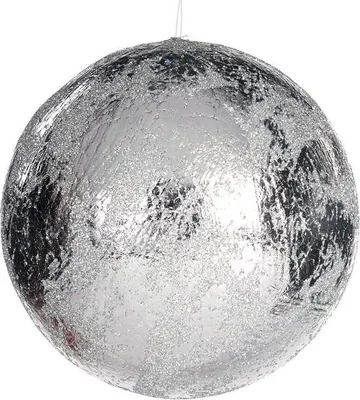 Produktbild von Goodwill Weihnachtskugel Silber D 13 cm H 13 Vorteilsangebot pro 2 Stück cm