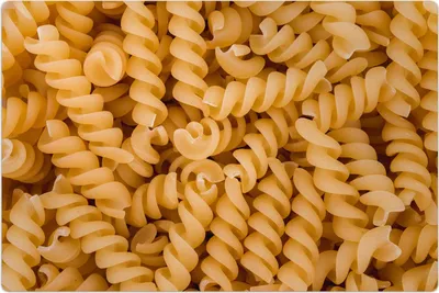 Produktbild von Küchenmatte 150x225 cm Vinylmatte Bodenmatte Dekoration - Nudeln Fusilli Essen
