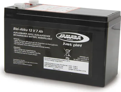 Produktbild von Batterie Rideon 12V 7Ah Bleisäure