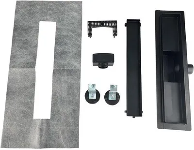 Zdjęcie produktu dla Elastyczny wąż odpływowy – 60 cm – czarny