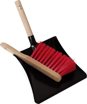 Image de Ensemble de balayage avec brosse, balayette et pelle, élastique