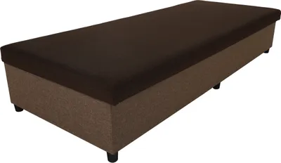 Zdjęcie produktu dla Kondela Łóżko jednoosobowe tapicerowane (sofa) Mati - jasny brąz/brąz