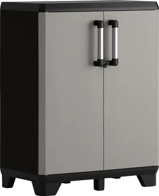 Produktbild von Keter Lagerschrank Niedrig Pro Schwarz und Grau