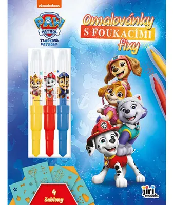 Immagine prodotto di Libro da colorare con pennarelli a soffiatura Paw Patrol