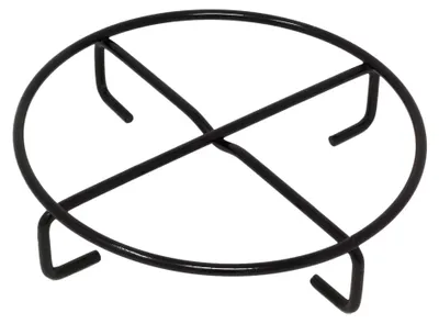 Image de Dessous de plat - Ø 20 cm - Acier - Noir - Pour Dutch Oven - Pour camping et barbecue