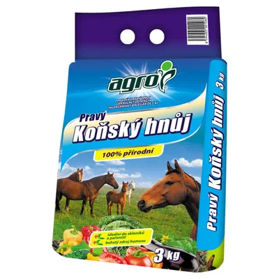 Produktbild von Agro Pravý koňský hnůj 3 kg