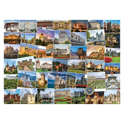 Produktbild von EUROGRAPHICS Puzzle Worldrunner - Burgen und Schlösser 1000 Teile
